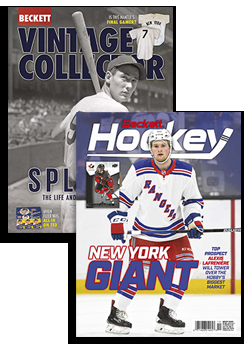 Beckett Vintage Collector and Beckett Hockey Beckett Vintage Collector and Beckett Hockey